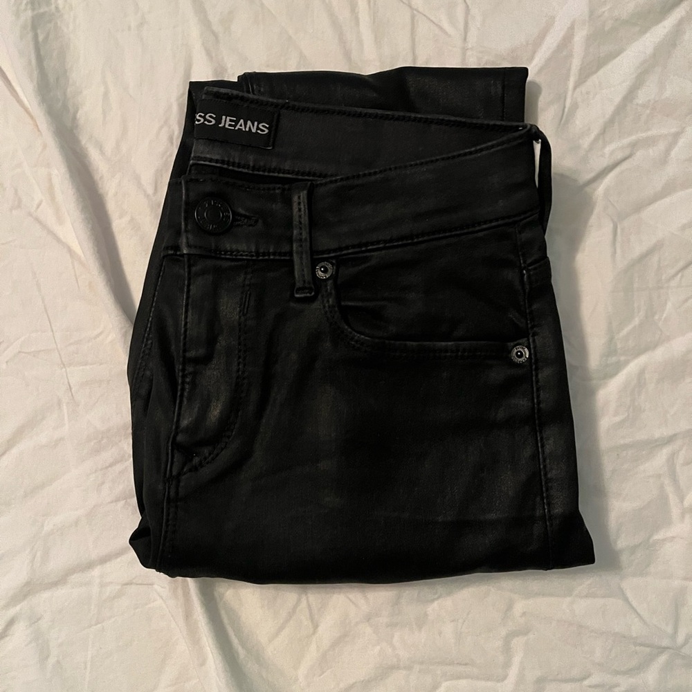 express skinny leather jeggings